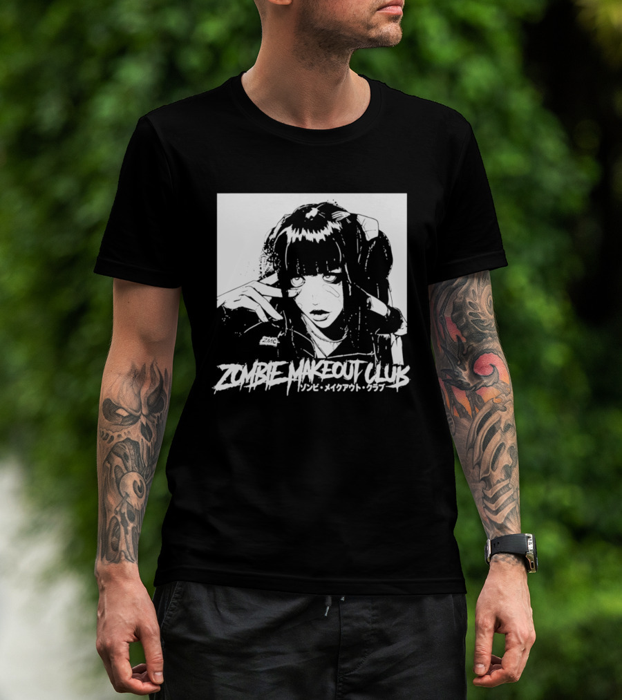 Zombie Makeout Club Manga Style Art Japanese T-Shirt