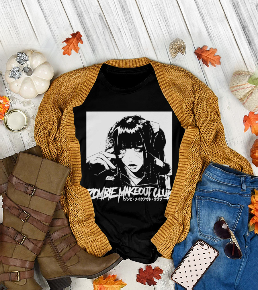 Zombie Makeout Club Manga Style Art Japanese T-Shirt