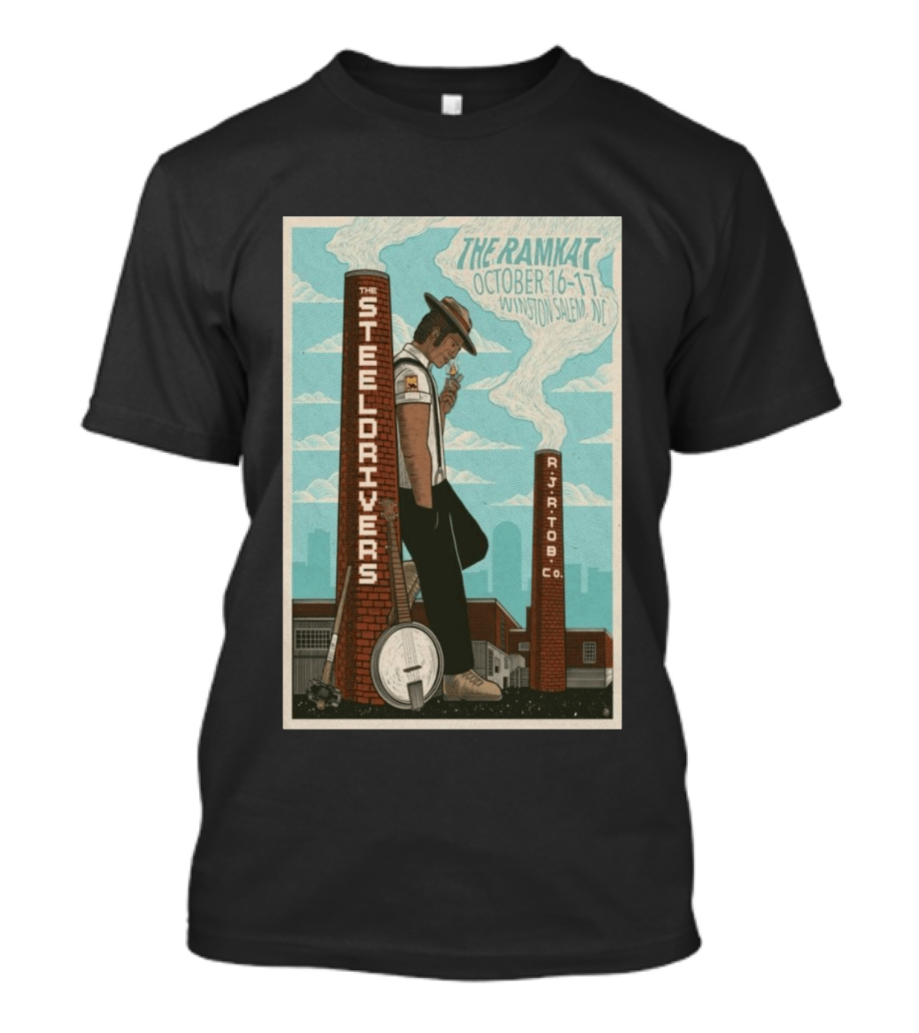 The SteelDrivers Concert The Ramkat Winston Salem October 16 17 2026 T-Shirt