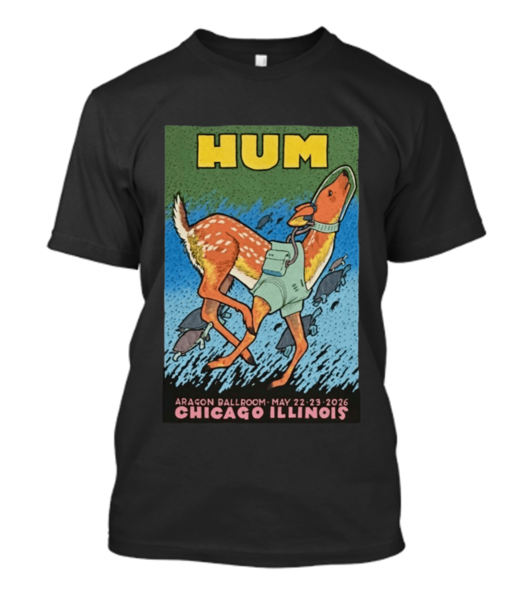 Hum Band Aragon Ballroom Concert Tour Chicago May 22 23 2026 T-Shirt