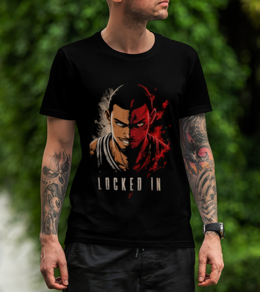 Jujutsu Kaisen San Antonio Spurs Victor Wembanyama Locked T-Shirt