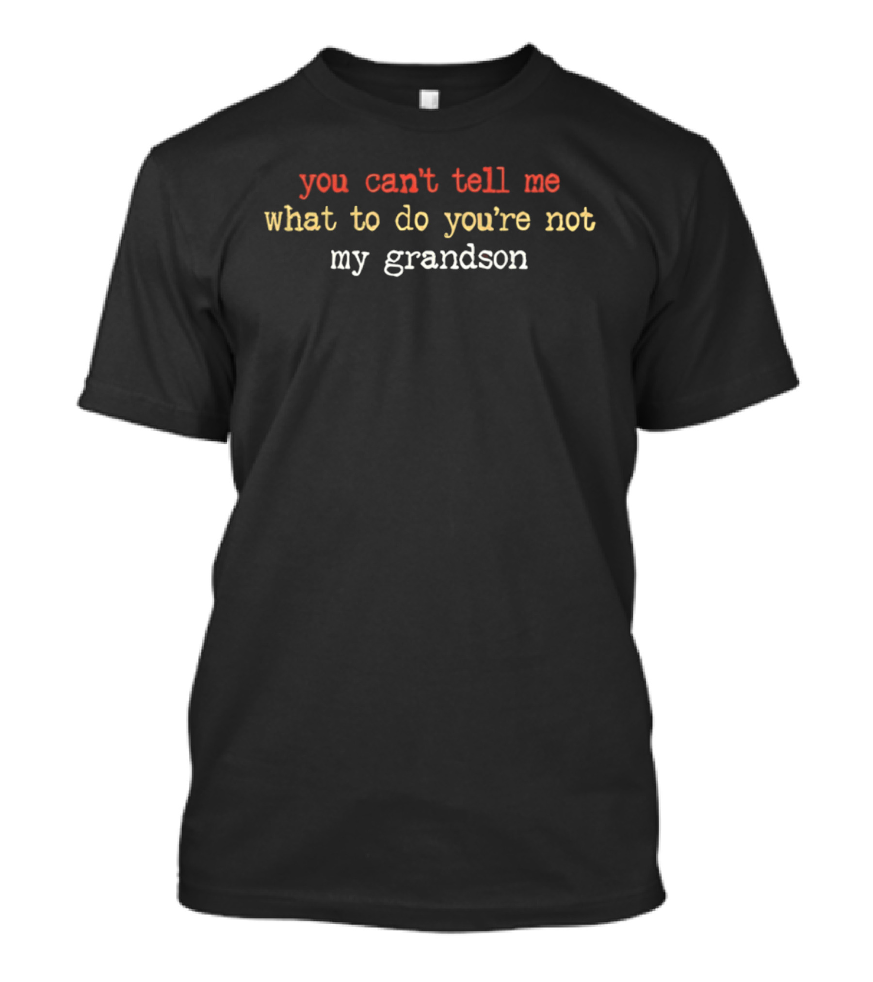 You Can't Tell Me What To Do You're Not My Grandson T-Shirt