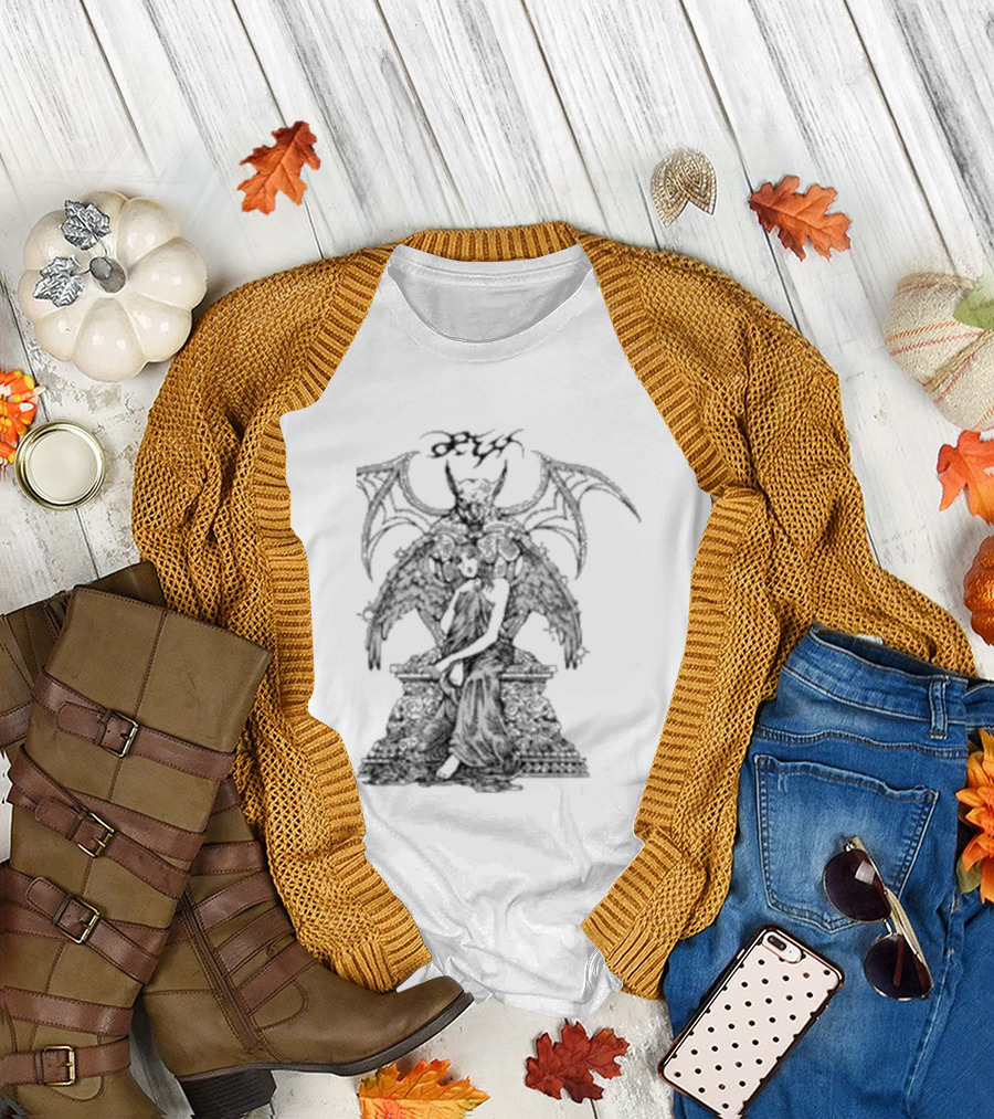 8Thwndr Gargoyle Winged Creature T-Shirt