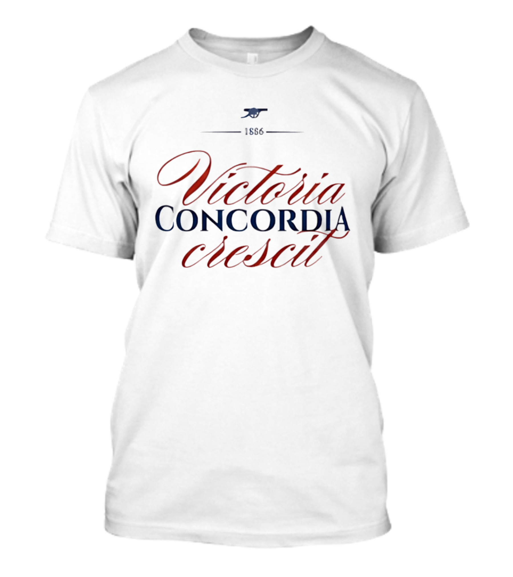 Arsenal FC 1886 Victoria Concordia Crescit T-Shirt
