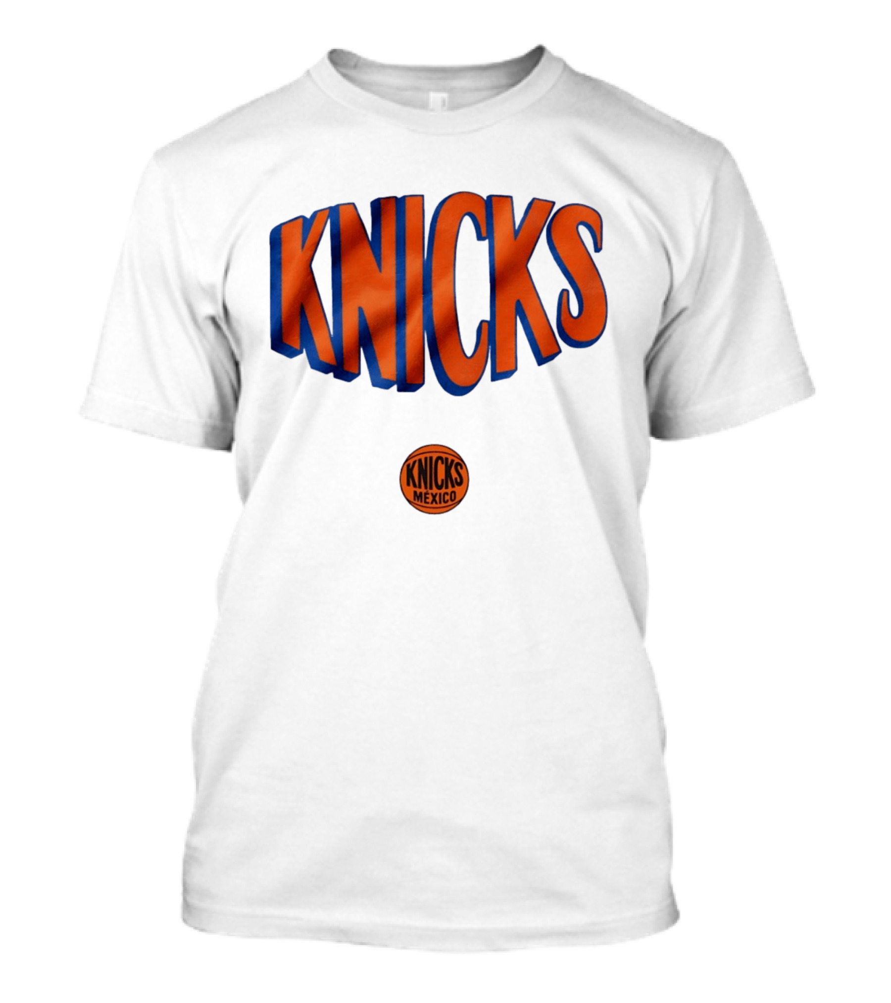 New York Knicks Mexico Basketball Team Knicks Mexico Collaboration T-Shirt