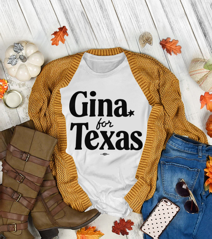 Gina for Texas Campaign Star T-Shirt