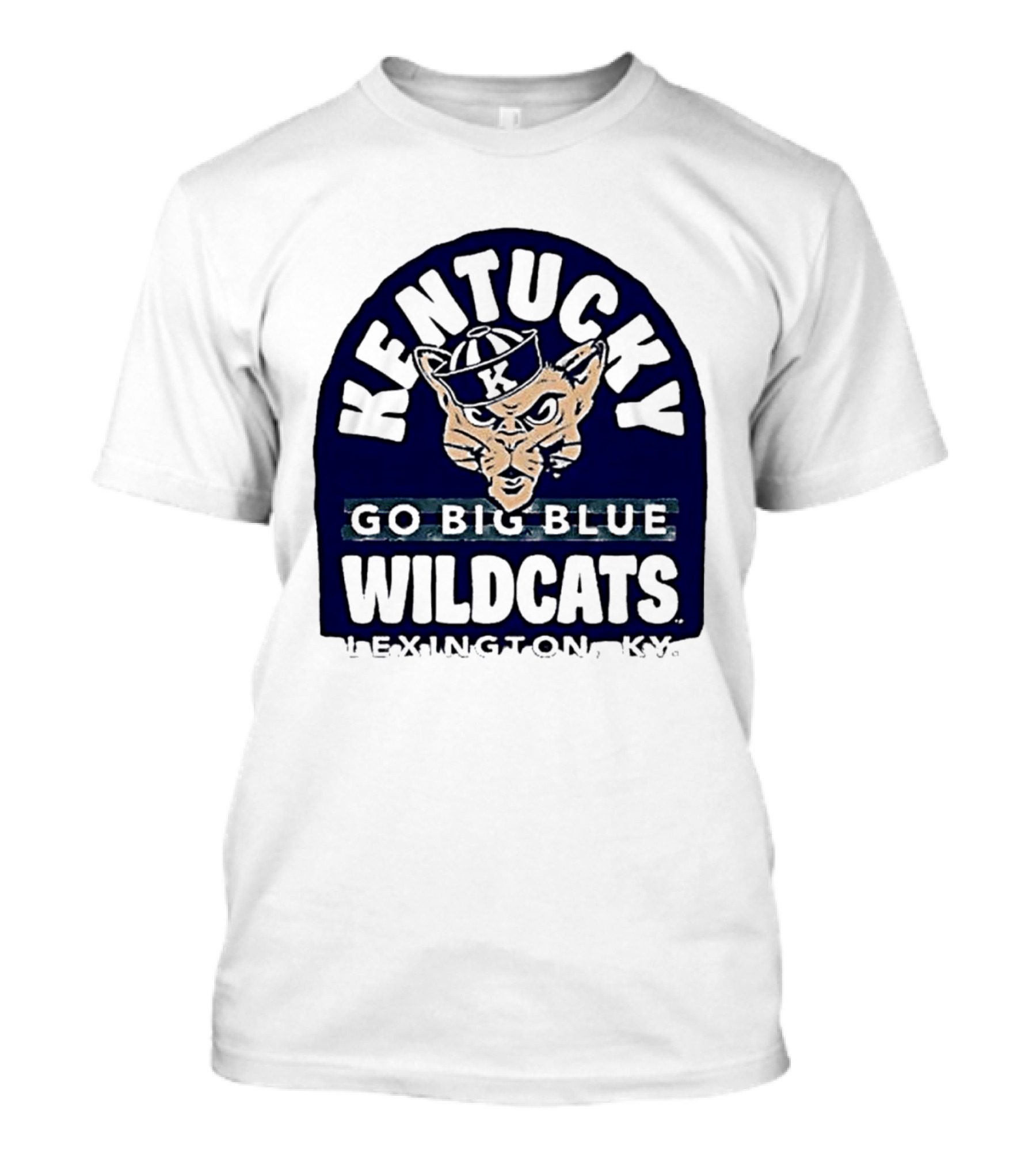 Kentucky Wildcats Go Big Blue Sailor Hat Lexington KY T-Shirt