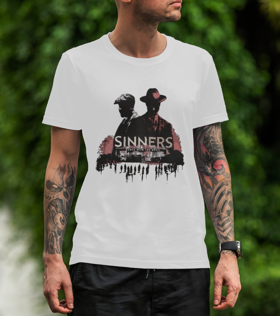 Halloween Horror Nights 2026 Sinners Mysterious Duo In Shadowy Red T-Shirt