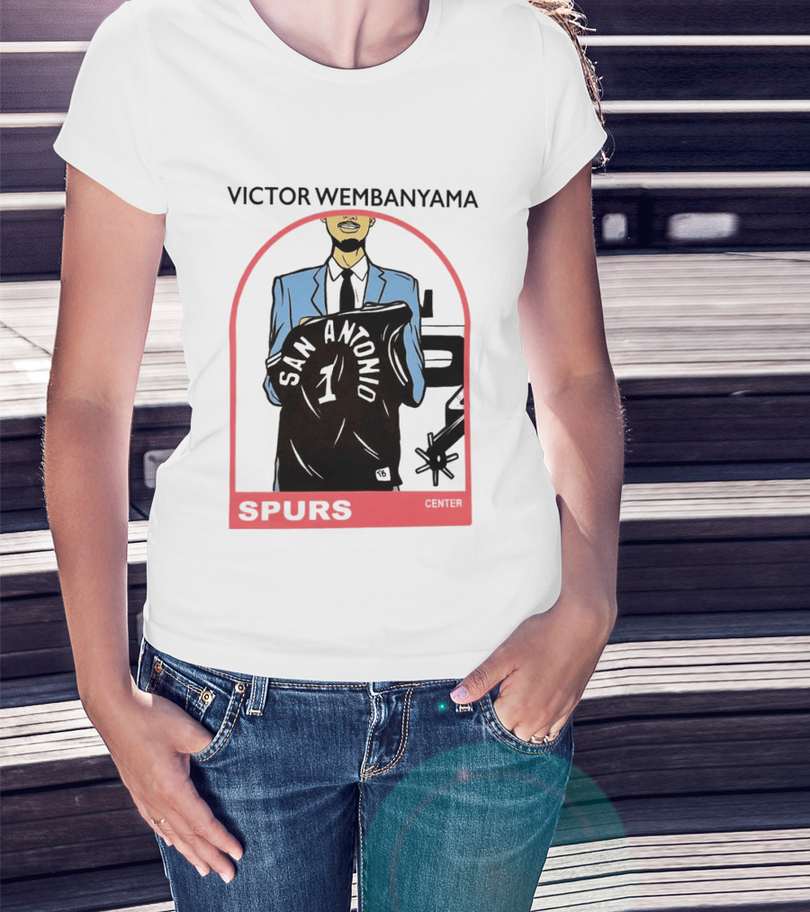Victor Wembanyama San Antonio Spurs Number 1 T-Shirt