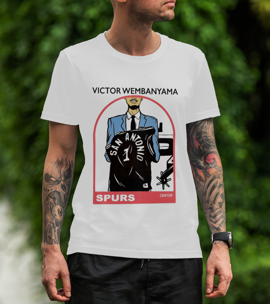 Victor Wembanyama San Antonio Spurs Number 1 T-Shirt