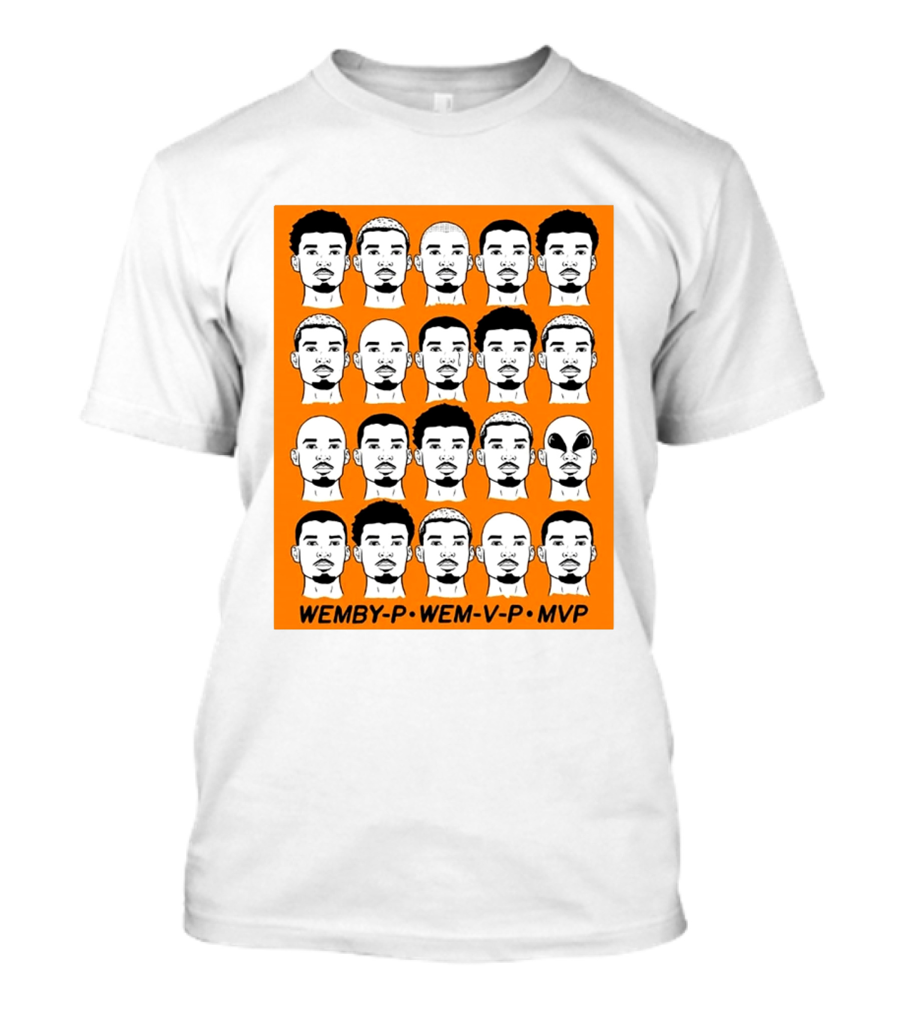 WEMBY P WEM V P MVP Victor Wembanyama Faces Collection T-Shirt