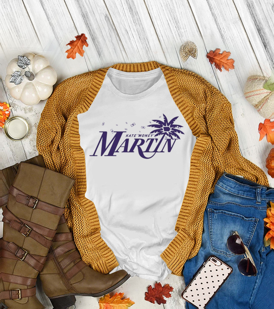 KATE MONEY MARTIN Palm Tree Cash T-Shirt