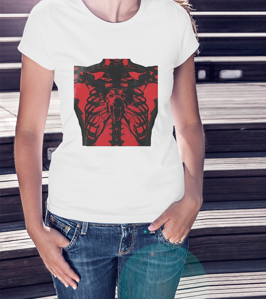 Punfest Told Y'all I Got That Dog In Me Skeleton Dog X Ray T-Shirt