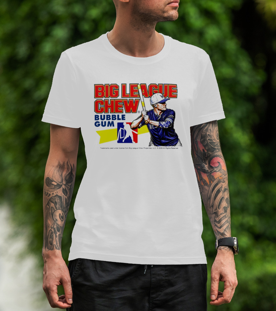 Big League Chew Bubble Gum Baseball Player Kyle Schultz T-Shirt