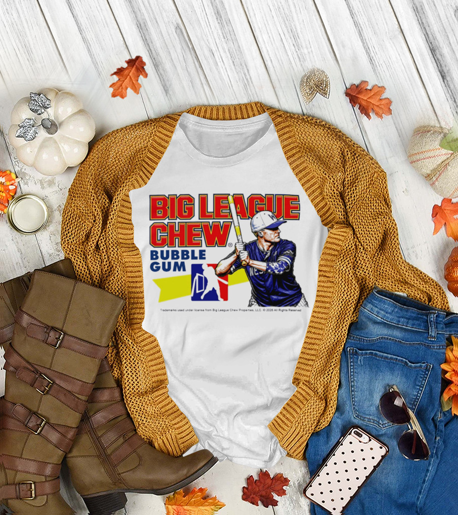 Big League Chew Bubble Gum Baseball Player Kyle Schultz T-Shirt