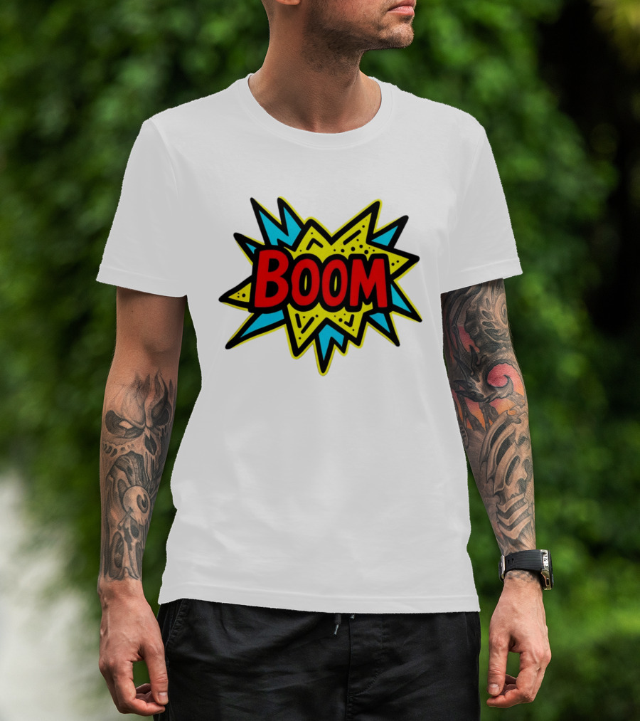 Mackenzie Shirilla Dad Boom Comic Style Burst T-Shirt