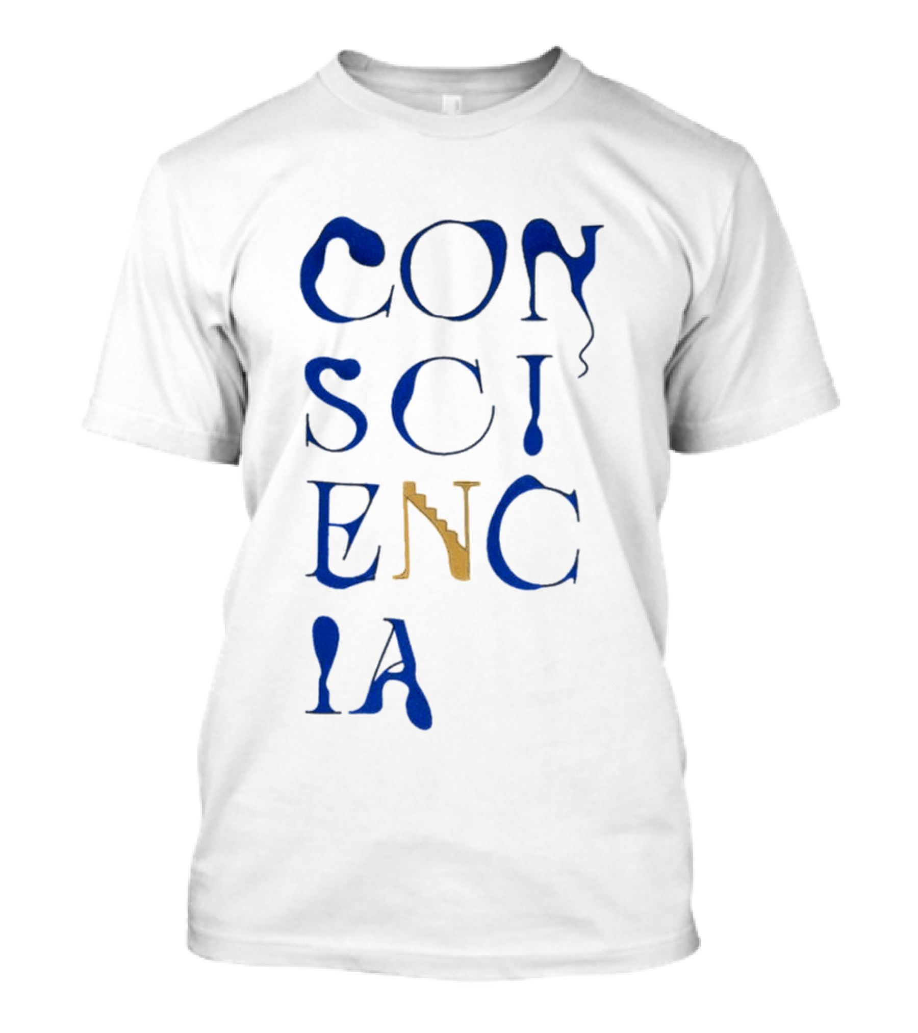 Tomorrowland Consciencia Stairs Dripping Font T-Shirt
