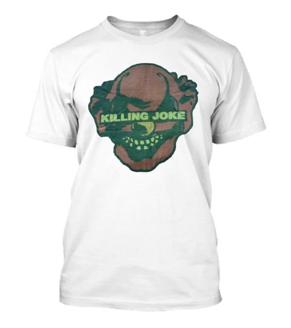 Killing Joke Clown Face With Green Text And Smiling Expression T-Shirt