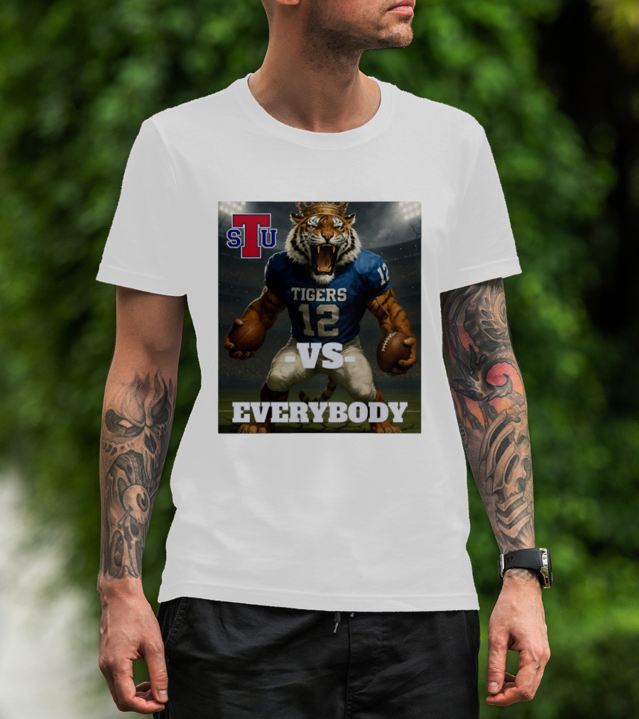 Tennessee State Tigers Football Vs Everybody Fierce Mascot Sports Rivalry T-Shirt