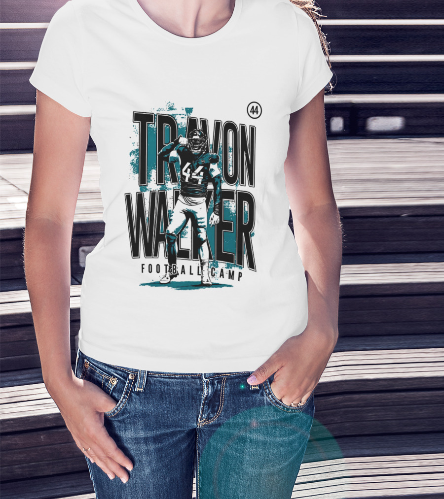 Travon Walker 44 Jacksonville Football Camp T-Shirt