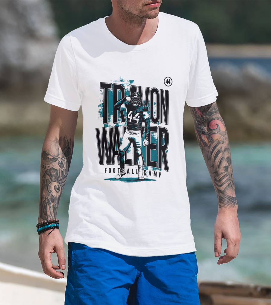 Travon Walker 44 Jacksonville Football Camp T-Shirt