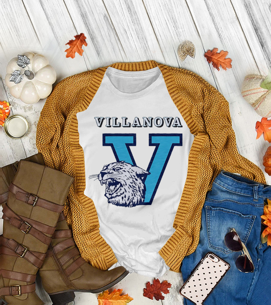 Villanova Wildcats Basketball V Logo 2026 T-Shirt