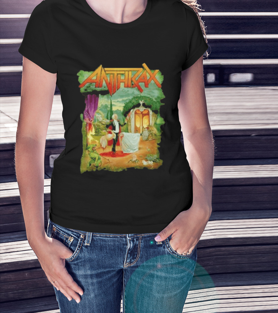 Anthrax Cursum Perficio Theatrical Scene With Creatures T-Shirt