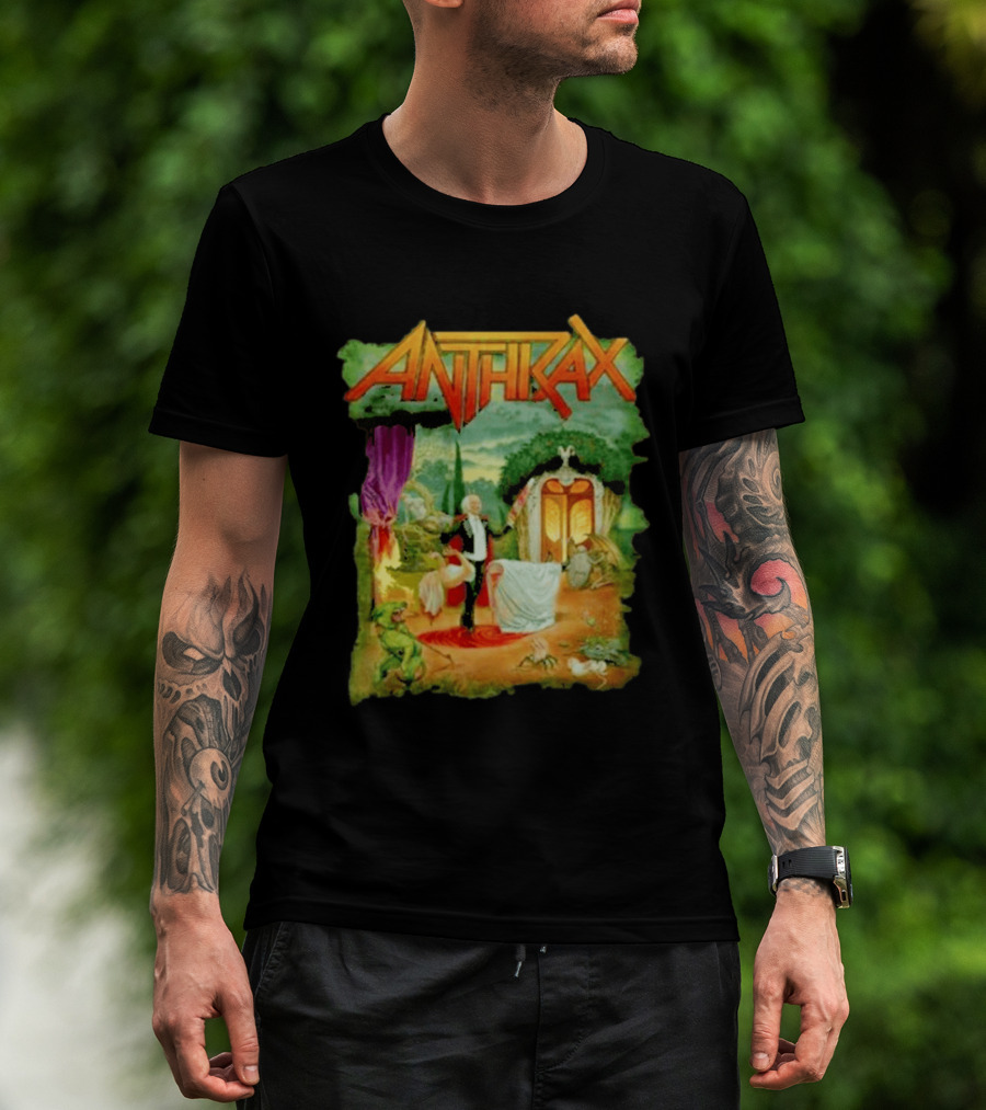 Anthrax Cursum Perficio Theatrical Scene With Creatures T-Shirt
