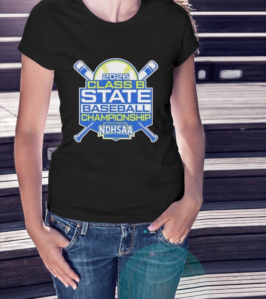 2026 NDHSAA Class B State Baseball Championship Merchandise T-Shirt