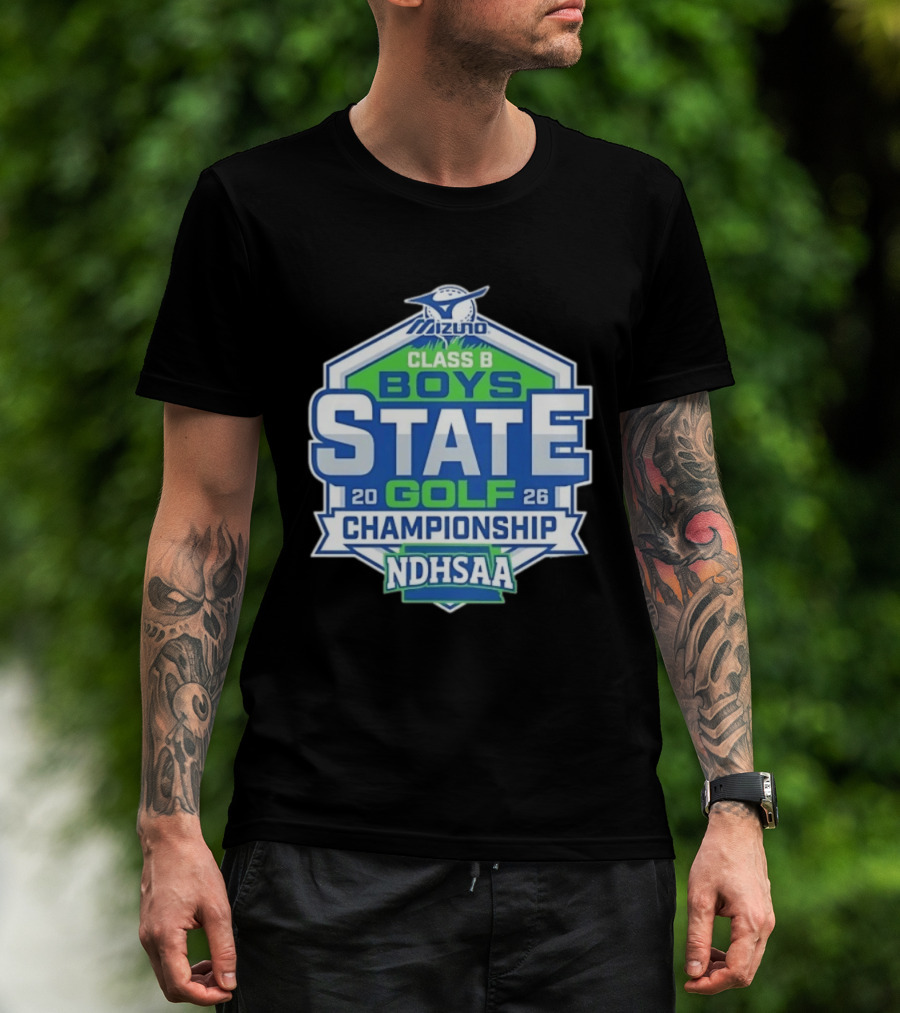 NDHSAA Mizuno Class B Boys State Golf Championship 2026 T-Shirt