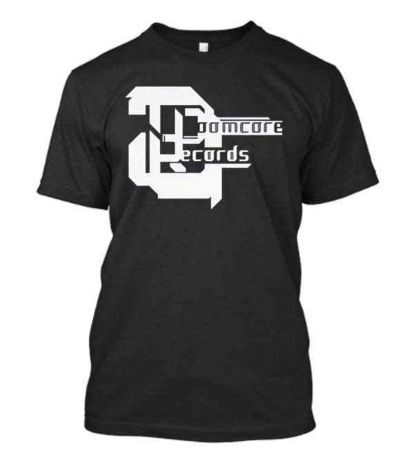 Doomcore Records Bold Stylized T-Shirt