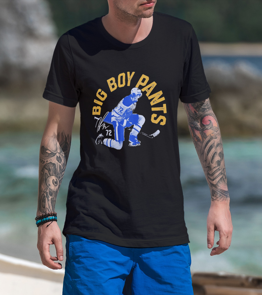 Buffalo Sabres Tage Thompson Big Boy Pants 72 Hockey T-Shirt