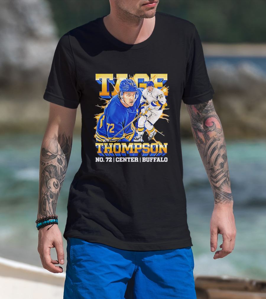 Tage Thompson No. 72 Buffalo Center T-Shirt