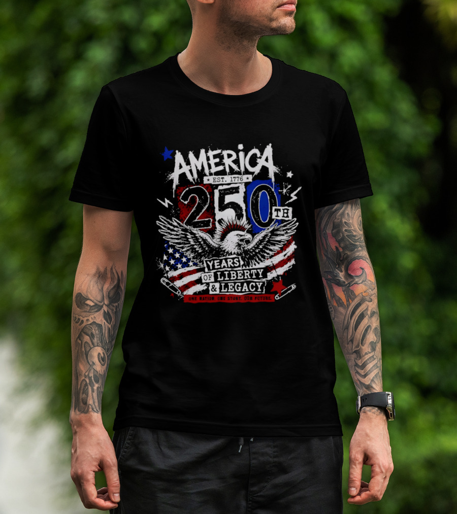 America 250th Liberty And Legacy Eagle T-Shirt