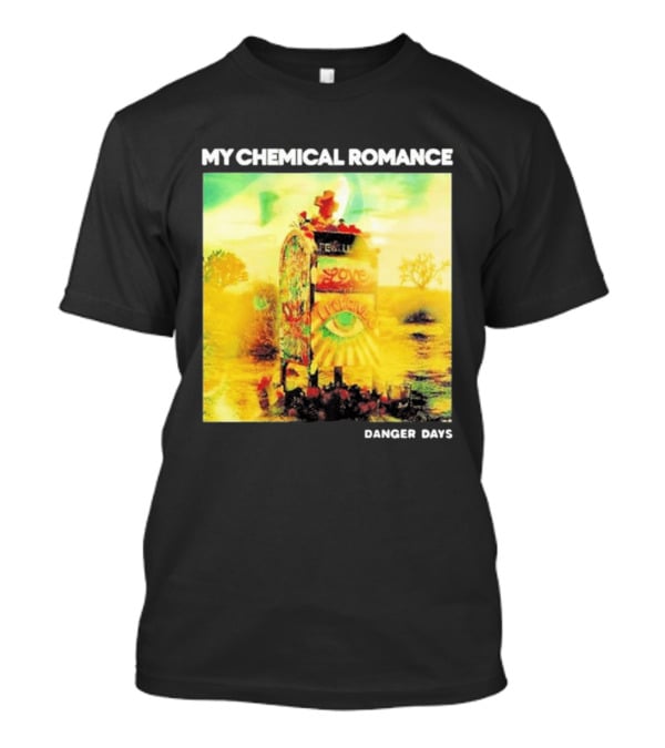 My Chemical Romance Danger Days Album Art Neon Desert Mailbox T-Shirt