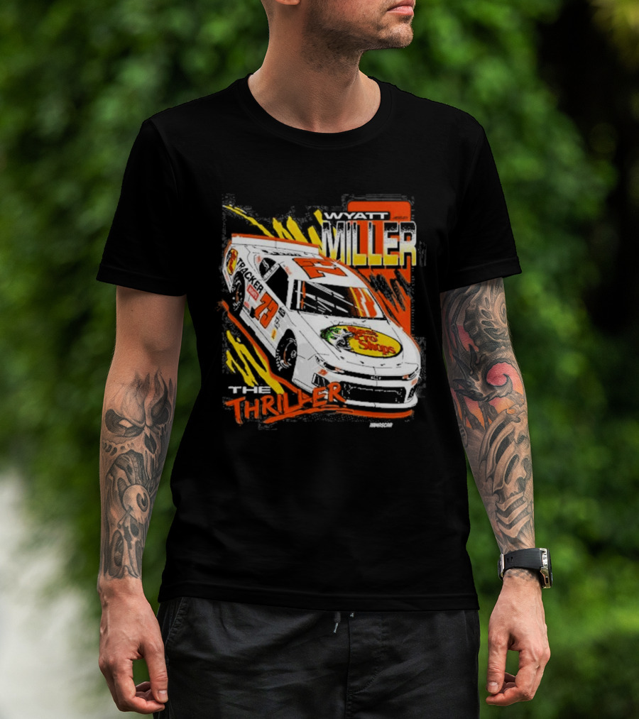Wyatt Miller Racing Thriller 2026 Late Model Stock Bass Pro T-Shirt
