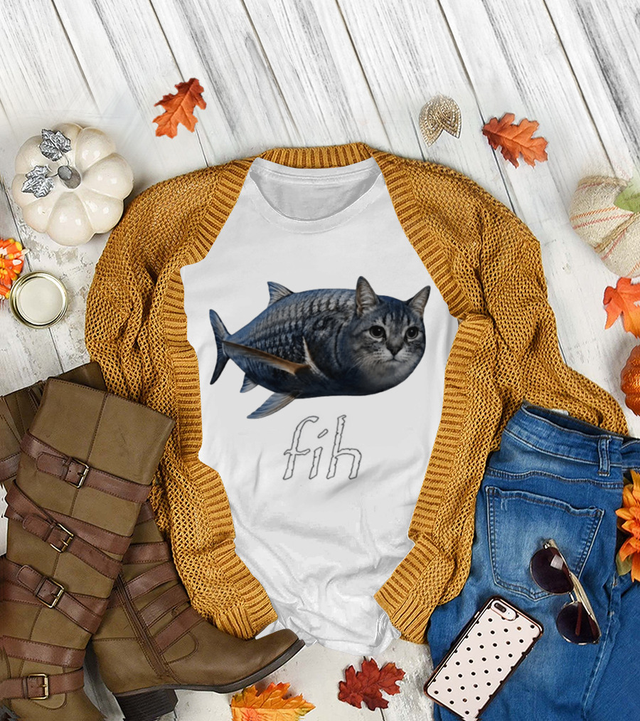Fish Cat Hybrid Fih T-Shirt