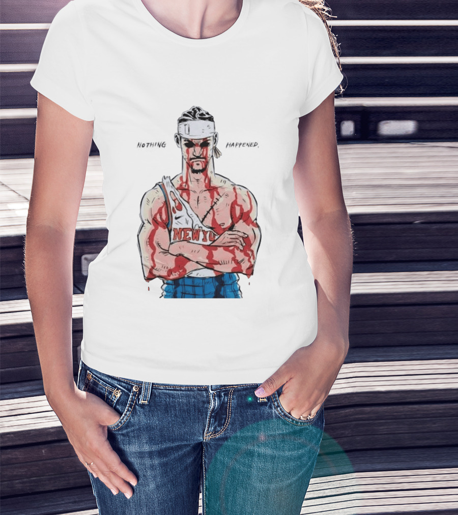 Roronoa Zoro Knicks Nothing Happened Crossover With Josh Hart T-Shirt