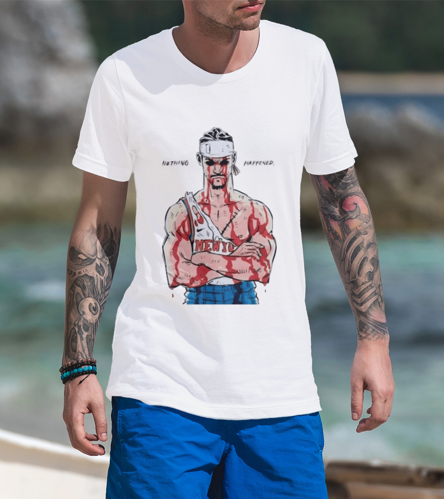 Roronoa Zoro Knicks Nothing Happened Crossover With Josh Hart T-Shirt