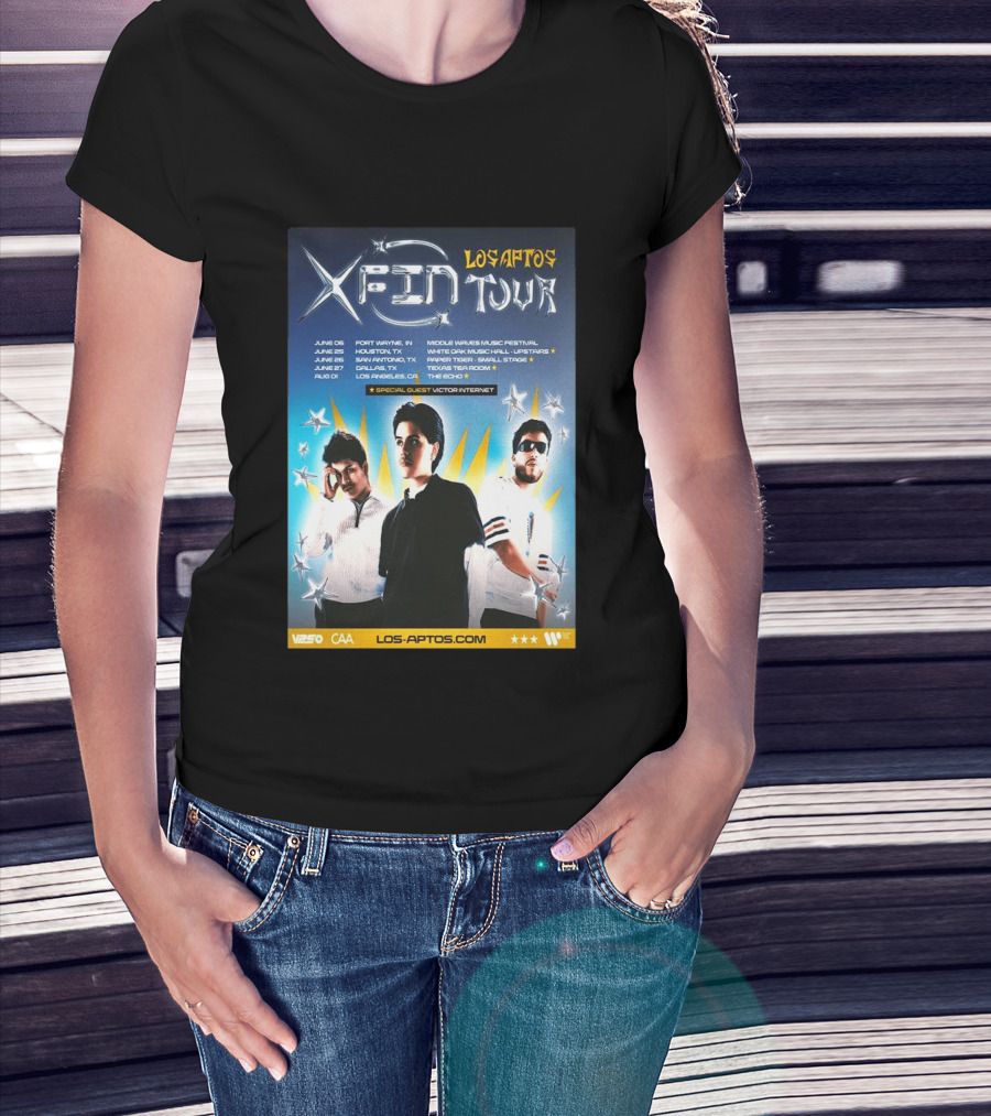 Los Aptos X Fin Tour 2026 Special Guest Victor Internet T-Shirt