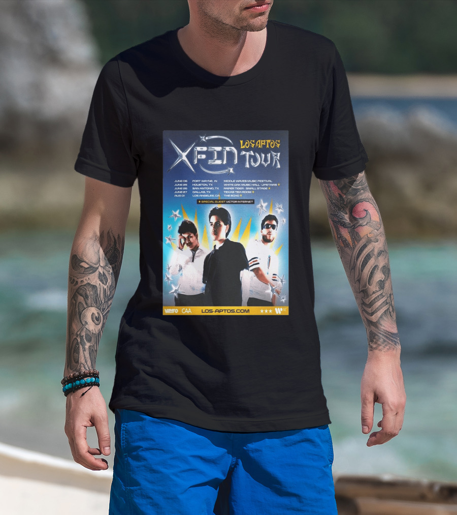 Los Aptos X Fin Tour 2026 Special Guest Victor Internet T-Shirt