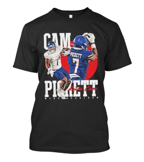 Cam Pickett Killa Cam Kansas Jayhawks Wide Receiver Football T-Shirt