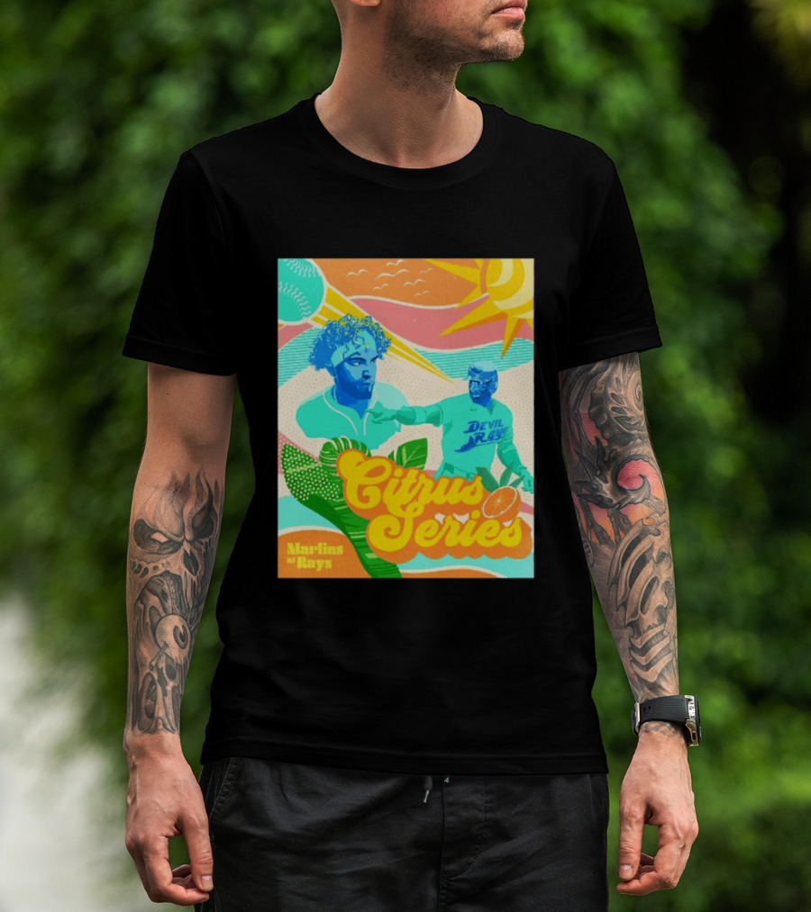 Citrus Series Miami Marlins Tampa Bay Devil Rays T-Shirt