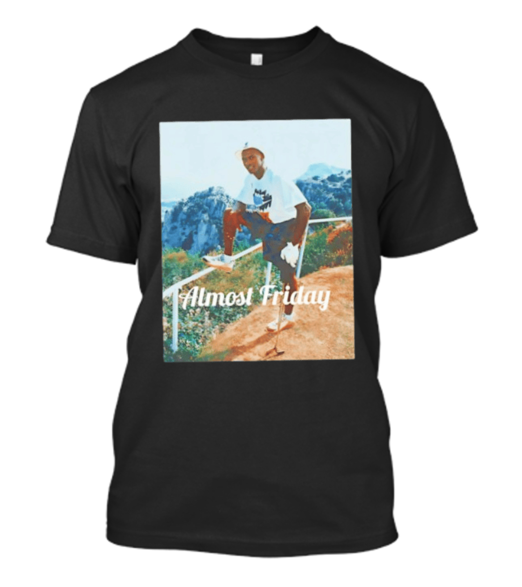 Michael Jordan Golfing Almost Friday Scenic View T-Shirt