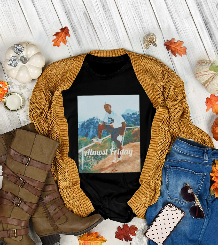 Michael Jordan Golfing Almost Friday Scenic View T-Shirt