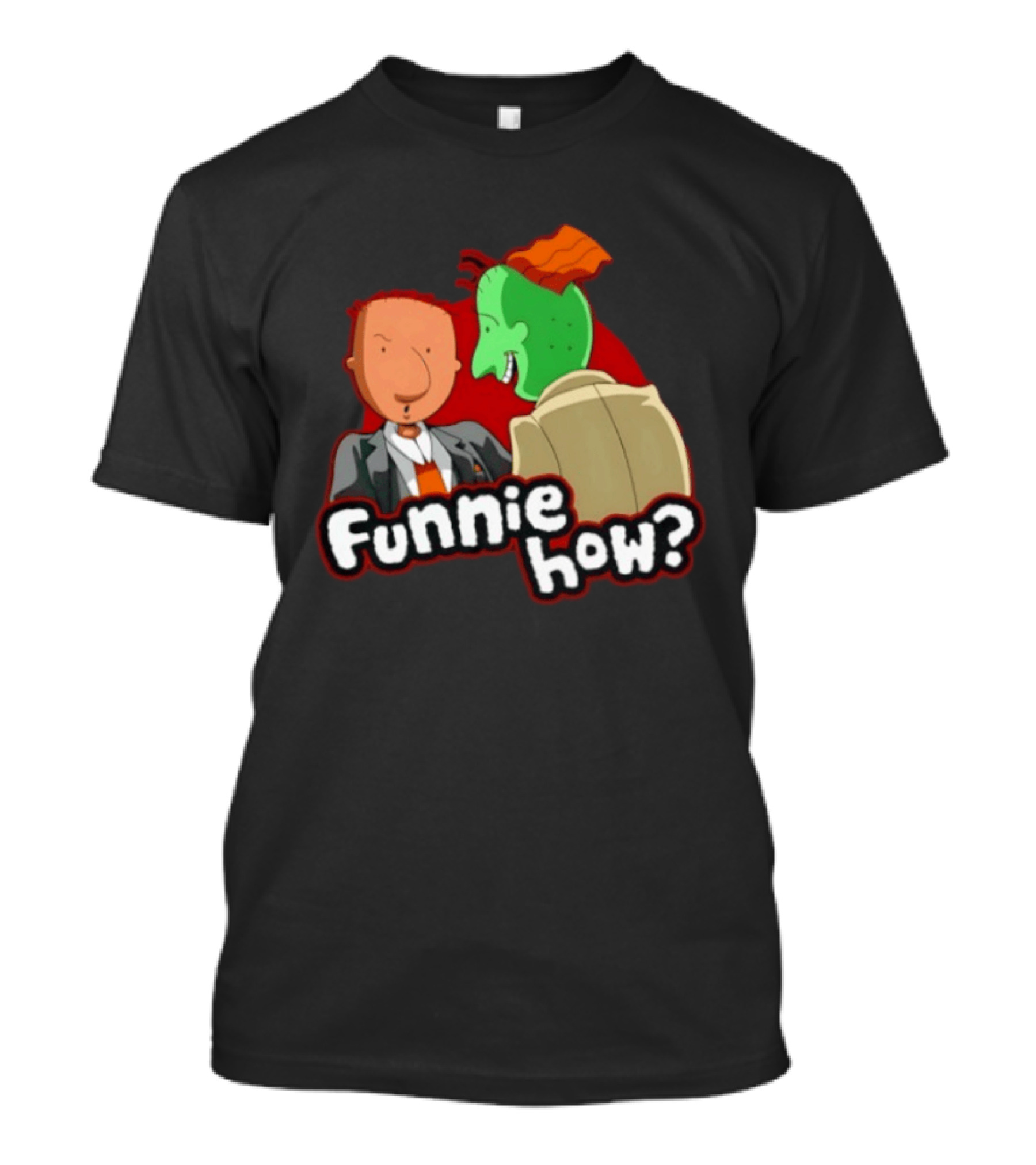 Doug Funnie Funny How Animated Series Characters Meeting T-Shirt