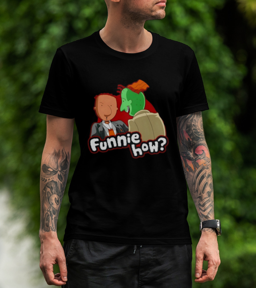 Doug Funnie Funny How Animated Series Characters Meeting T-Shirt