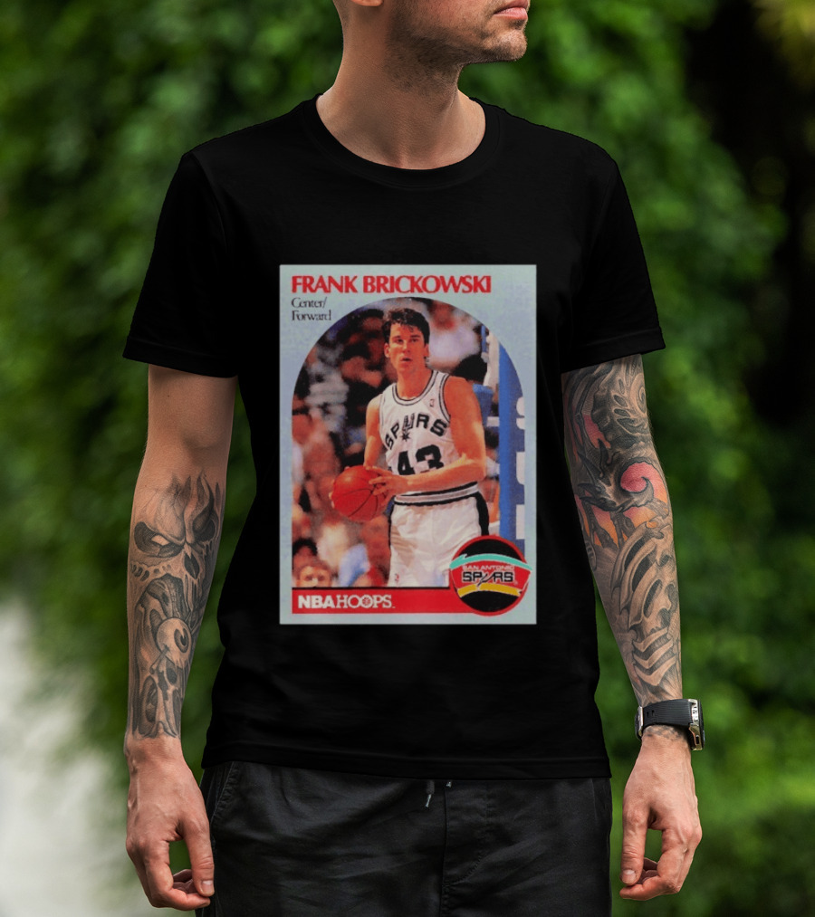 Frank Brickowski Center Forward San Antonio Spurs NBA Hoops T-Shirt