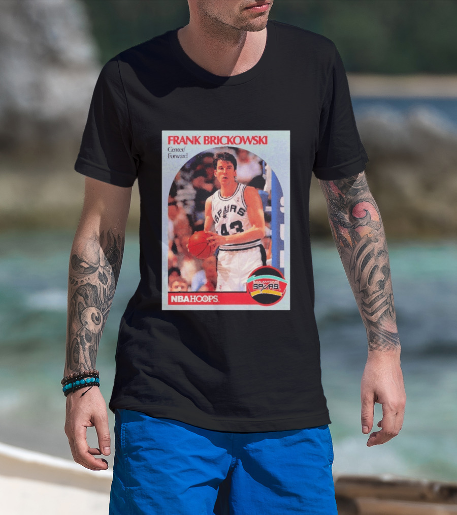 Frank Brickowski Center Forward San Antonio Spurs NBA Hoops T-Shirt