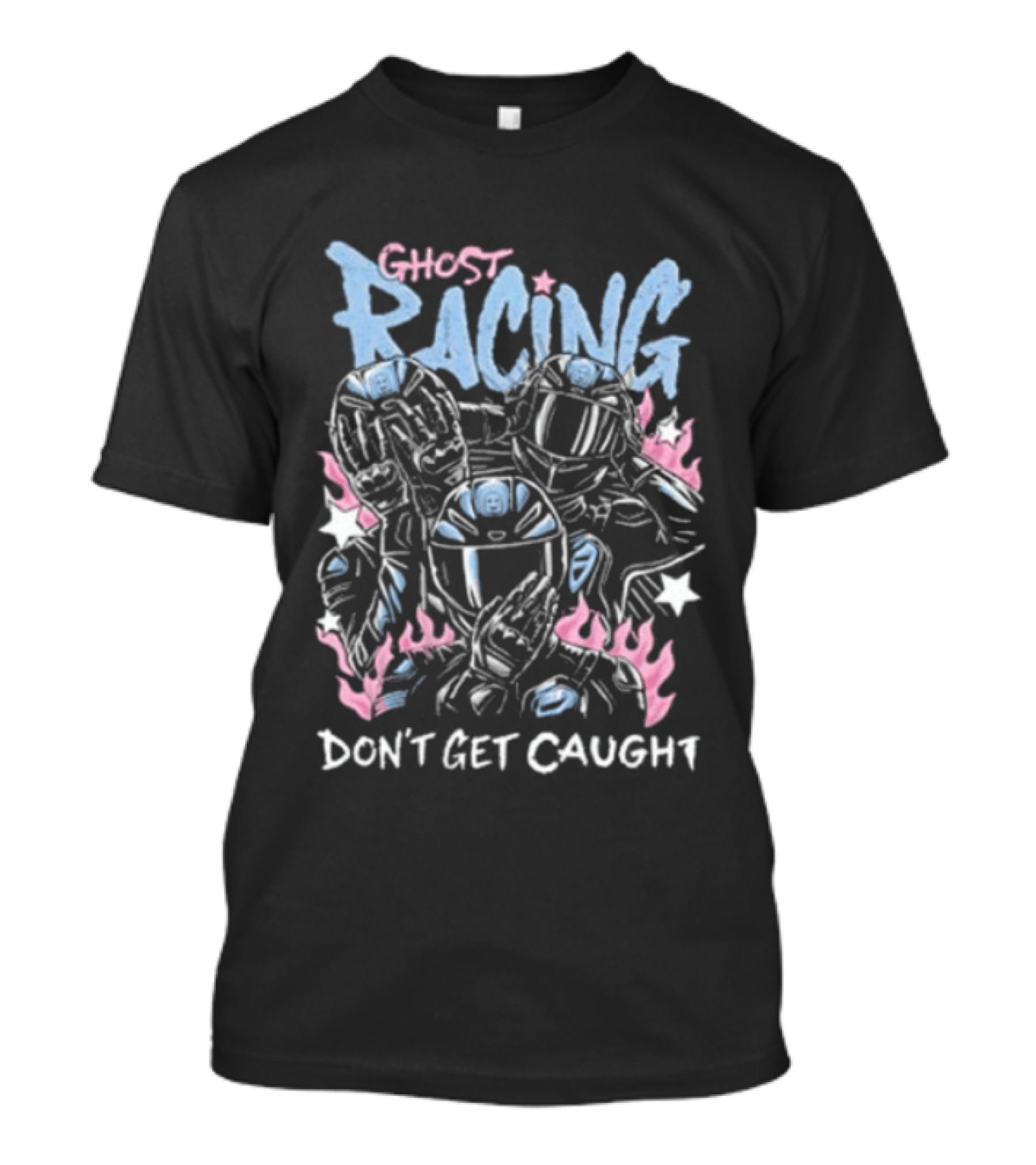 Ghost Racing The Big 3 Don't Get Caught Racing T-Shirt